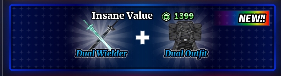 Dual Wielder + Dual Outfit